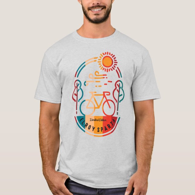 Retro Elroy Sparta Bike Trail T-Shirt (Front)