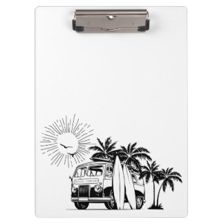 Retro Endless Summer Clipboard