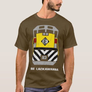 Retro Erie Lackawanna Railroad Train Engine T-Shirt