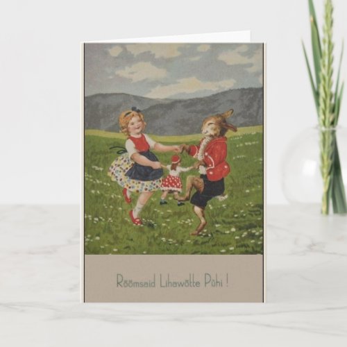 Retro Estonian Rmsaid Lihawtte Phi Easter Card