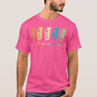 Retro Euphonium Player Euphoniumist Brass Horn Mar T-Shirt