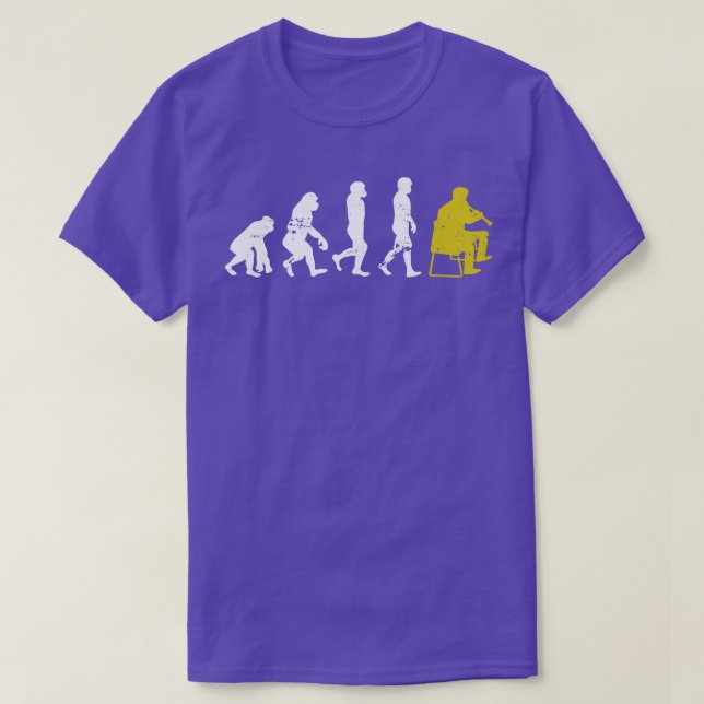 Retro Evolution Clarinetist Clarinet T-Shirt (Design Front)