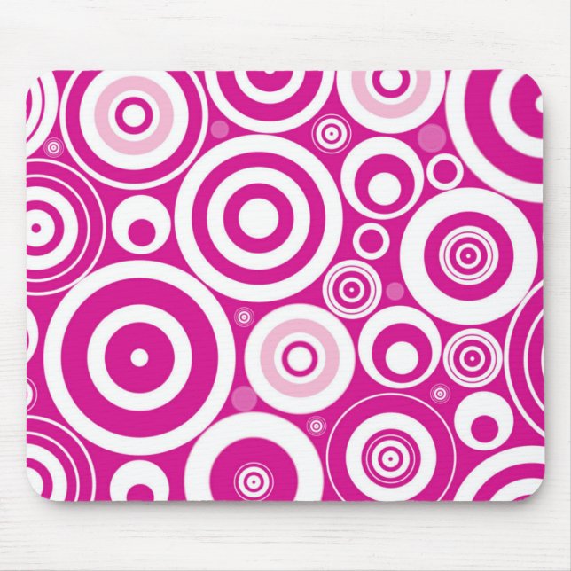 Retro Explosion Mouse Pad (Front)