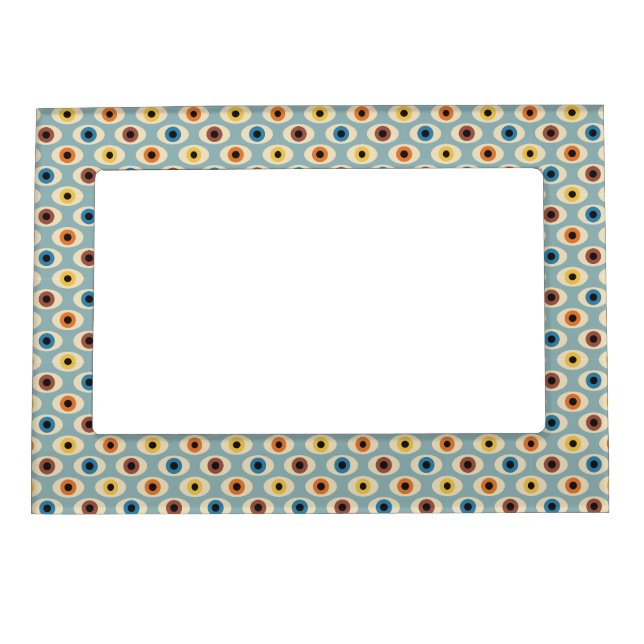 Retro Eye Pattern Magnetic Frame (Front)