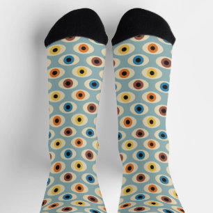 Retro Eye Pattern Socks
