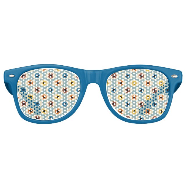 Retro Eye Pattern Sunglasses (Front)