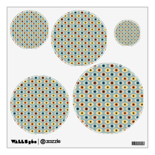 Retro Eye Pattern Wall Decal
