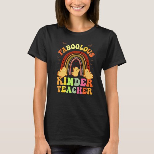 Retro FABOOLOUS KINDER TEACHER Costume This Is My  T_Shirt
