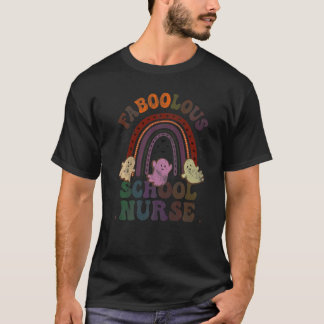 Retro FABOOLOUS SCHOOL NURSE Costume This Is My Sc T-Shirt