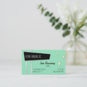 Retro-Fabulous Horizontal Business Cards (Standing Front)
