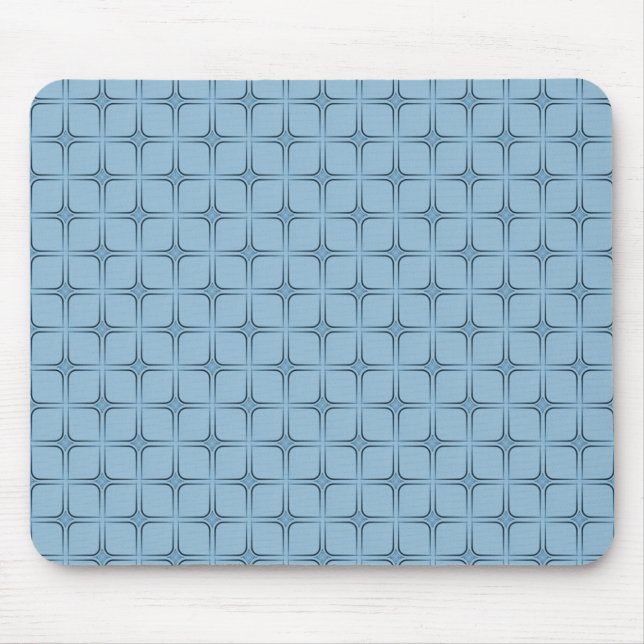 Retro Fabulous Mousepad, Light Blue Mouse Pad (Front)