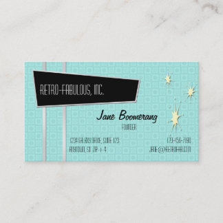 Retro-Fabulous QR Code Business Cards