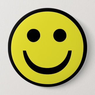 retro face pinback button