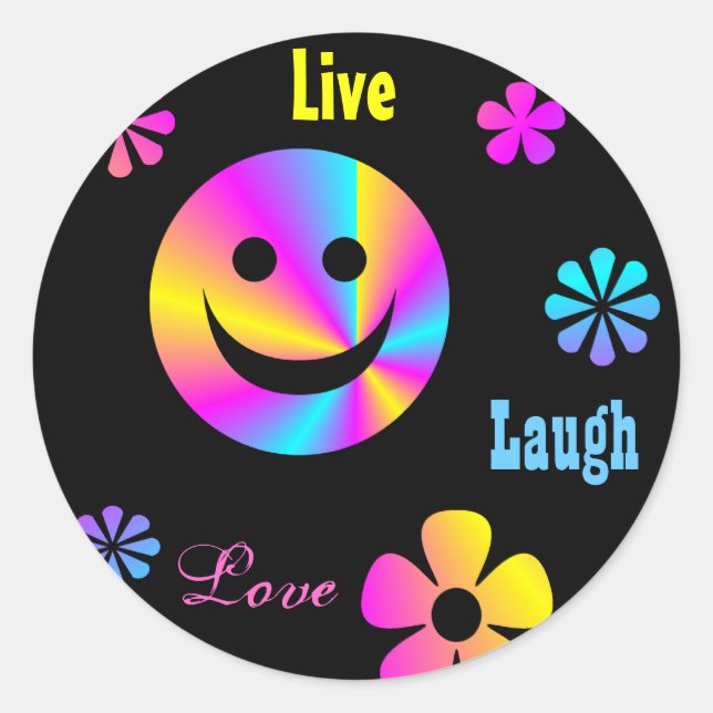 Retro Face Stickers (Front)