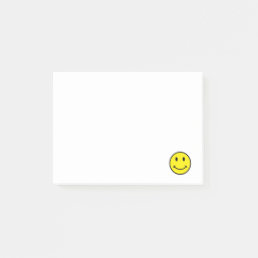 Retro Face Yellow Smile Post-it&#174; Notes