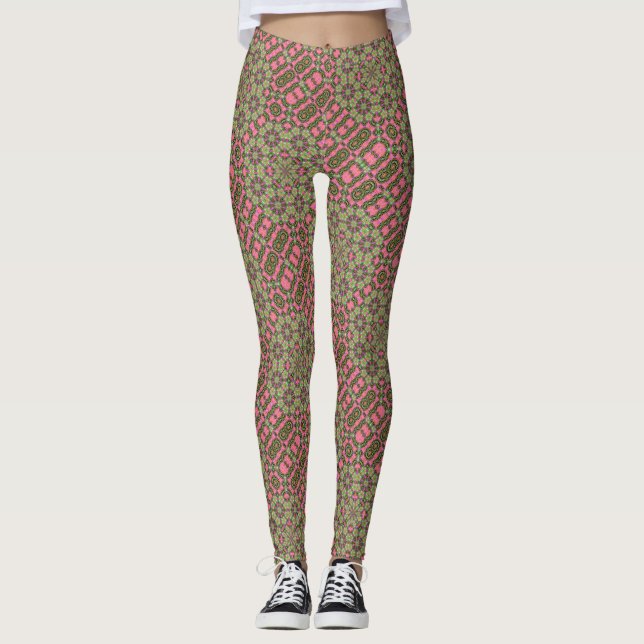 Retro Fairy Princess Satin Leggings (Front)