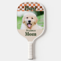 Retro Fall Checkerboard Dog Mom Pet Photo