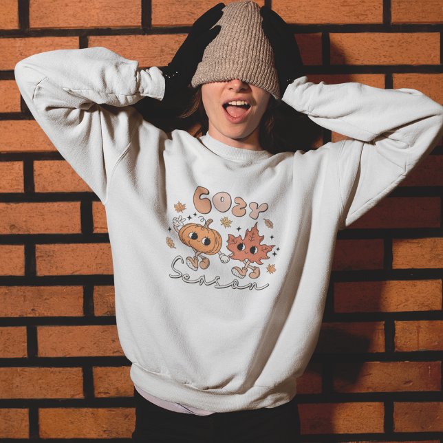 Retro Fall Cozy Season Sweatshirt (Retro Fall Cozy Season Sweatshirt)