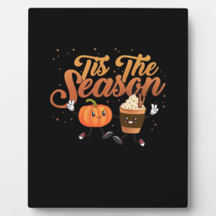 Retro Fall Tis The Season Plaque