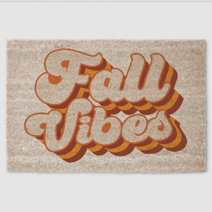 Retro Fall Vibes Fiber Doormat