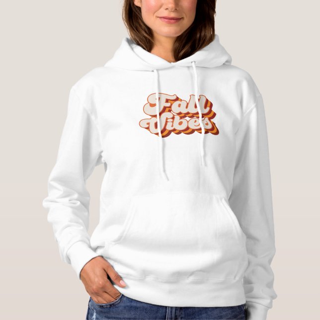 Retro Fall Vibes Hoodie (Front)