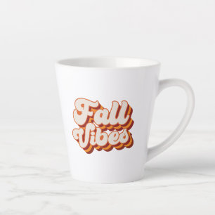 Retro Fall Vibes Latte Mug
