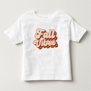 Retro Fall Vibes Toddler T-shirt