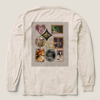 Retro Family 8 Photo Collage CUSTOM Tri-Blend Shirt