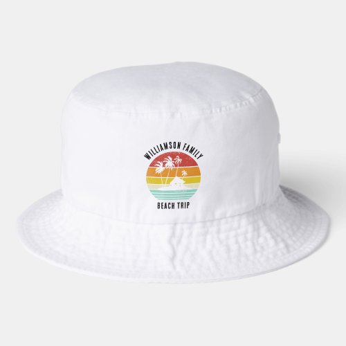 Retro Family Beach Trip Palm Trees Custom