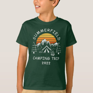 Retro Family Camping Trip Matching  T-Shirt