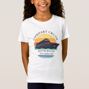 Retro Family Cruise Matching Vacation Custom T-Shirt