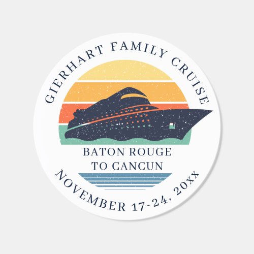 Retro Family Reunion Cruise Custom