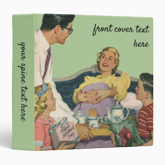 Retro Family Serves Mom Breakfast in Bed Binder