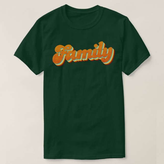 Retro Family T-Shirt (Design Front)