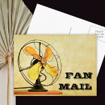 Retro Fan Mail Post Card<br><div class="desc">A versatile retro-look "Fan Mail" post card to make your friends and family smile. There are so many uses for this humorous sentiment: say thanks, brighten up someone's day, send words of encouragement, let someone know how much they mean to you, get well/speedy recovery wishes, send to a celebrity, and...</div>