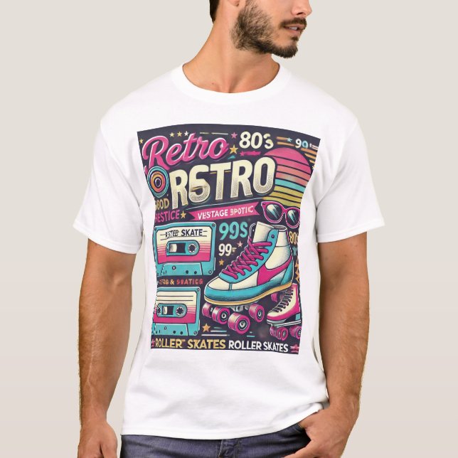Retro Fashion & Nostalgia T-Shirt (Front)