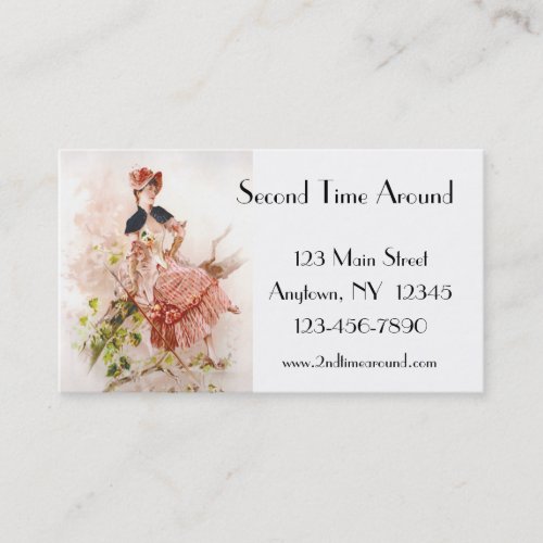 Retro Fashion Style Business Card