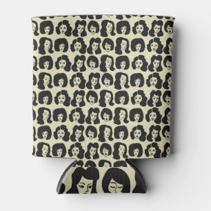Retro Fashion: Women Faces Wallpaper. Can Cooler