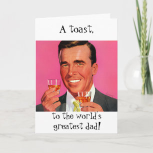 Retro Fathers Day Card