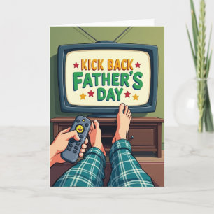 Retro Fathers Day Chill Card