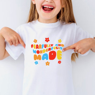 Retro Fearfully & Wonderfully Made Psalms 139:14 T-Shirt
