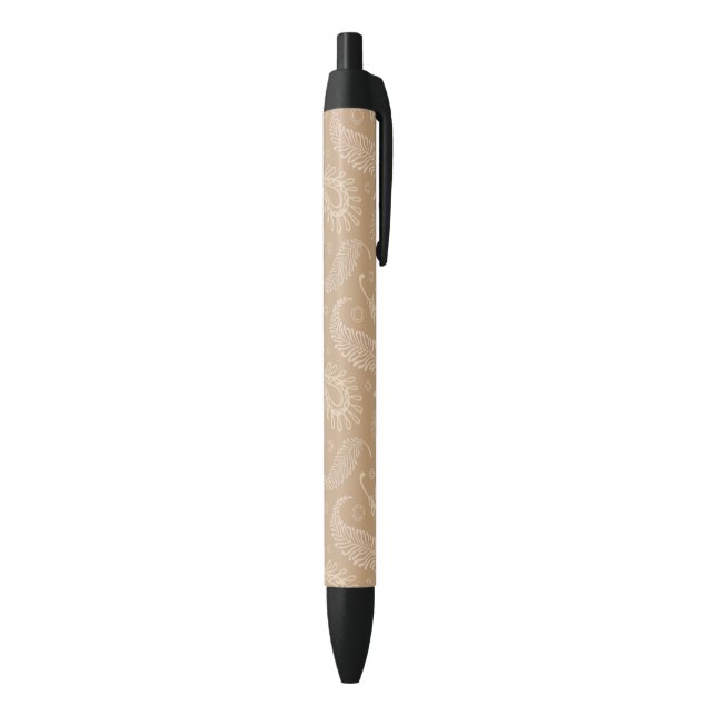 Retro-feater-pale-pattern Pen (Bottom (Vertical))