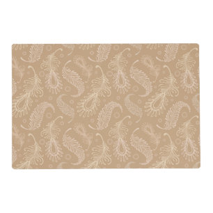Retro-feater-pale-pattern Placemat