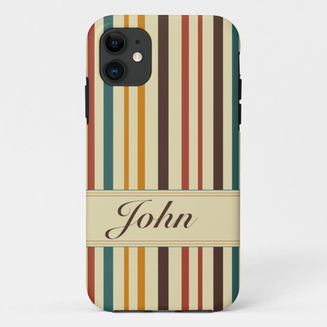Retro Feel stripes Case-Mate iPhone Case (Back)