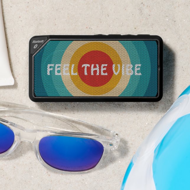 Retro Feel The Vibe Bluetooth Speaker (Insitu(Beach))