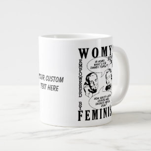 Retro Feminist Humor mugs