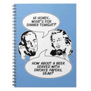 Retro Feminist Humor notebook