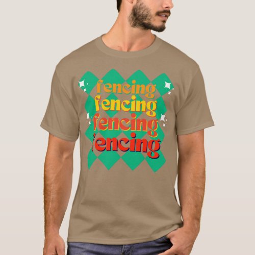 Retro Fencing  T_Shirt