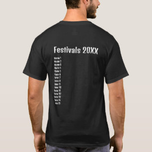 retro Festival Season 20XX black T-Shirt