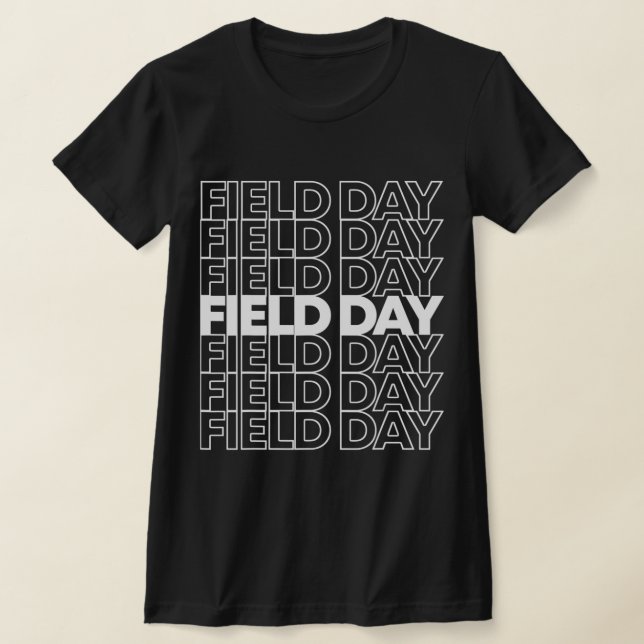 Retro Field Day 1 T-Shirt (Laydown)